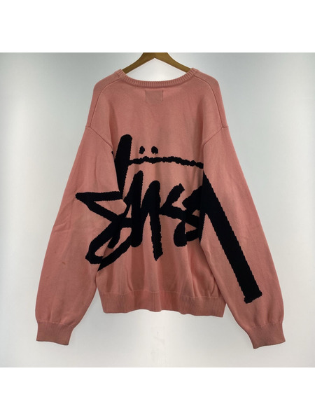 STUSSY STUSSY Stock Sweater クルーネックコットンニット XL STUSSY STUSSY Stock Sweater クルーネックコットンニット XL