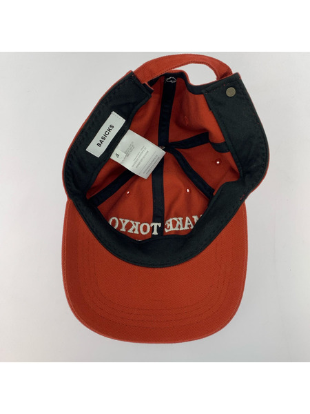BASICKS キャップ Make Tokyo Great Again Cap RED