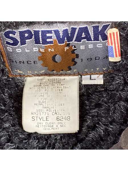 GOLDN FLEECE SPIEWAK USA製 N-1デッキジャケット ブラウン (L)