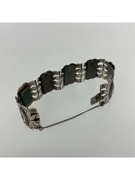 新品未使用 メキシカンジュエリー シルバー925 プレートバングルブレスレット シルバー925 プレート バングル メキシカンジュエリー シンプル