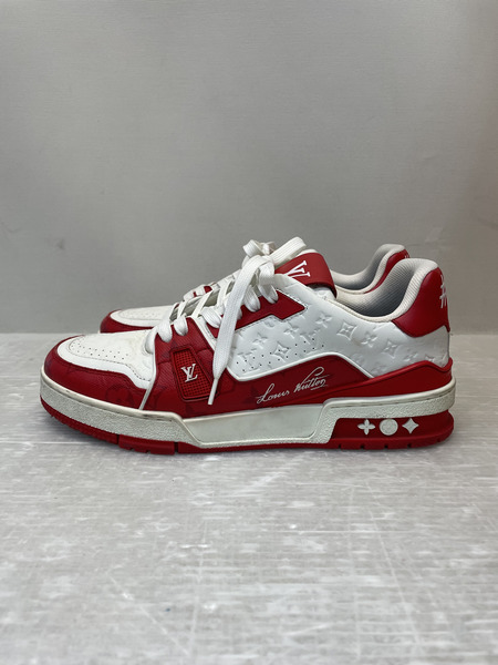 LOUIS VUITTON 22AW トレイナーライン エンボスモノグラムローカットスニーカー 6 1/2