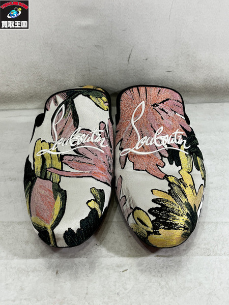 CHRISTIAN LOUBOUTIN ミュール　総柄