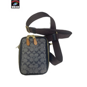 ショルダーバッグ COACH/スタントン クロスボディ シグネチャー シャンブレー