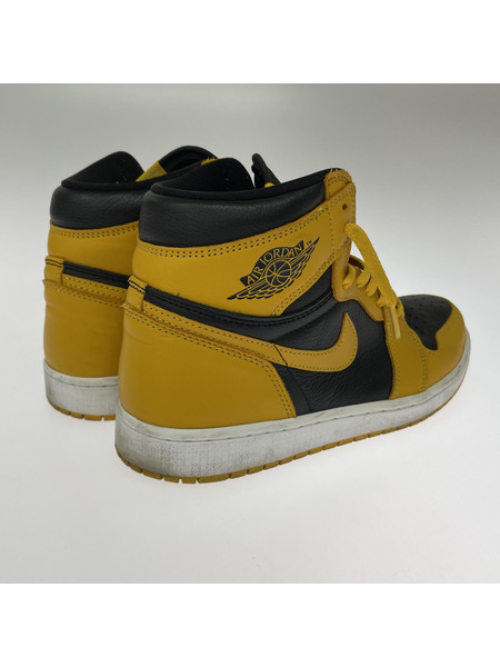 NIKE AIR JORDAN1/スニーカー/27.5cm/黒×黄