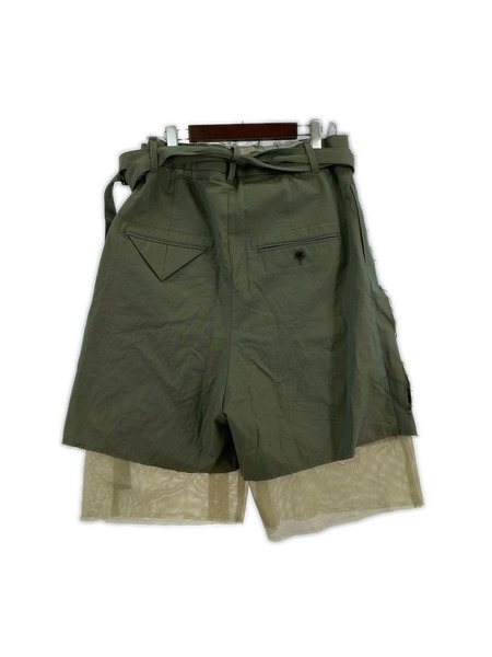 ショートパンツ BASEMARK COMB HOLE HALF PANTS