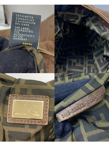 FENDI スパイバッグ 8BR511 ブラウン 本体のみ フェンディ ハンドバッグ レザーバッグ