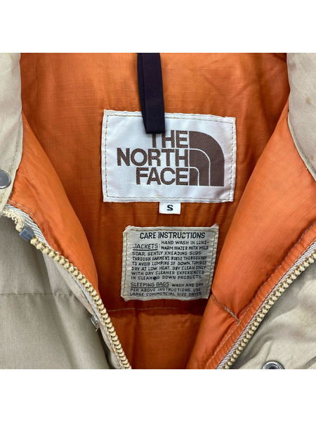THE NORTH FACE ダウンジャケット 70s R無シ ダウンジャケット ベージュ S[値下]