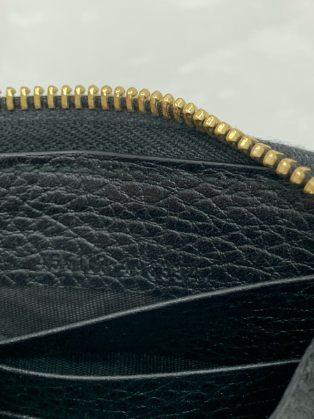 グッチ 長財布 GGマーモント 456117 レザー ブラック ゴールド金具