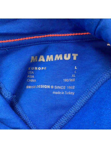 Mammut パーカー 青（L）