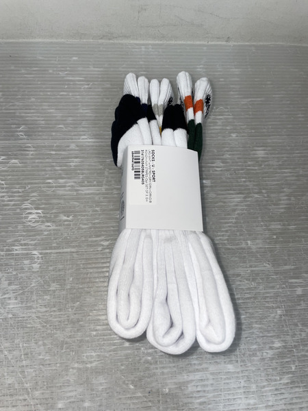 CHROME HEARTS SOCKS-U-SPORT 3足セット ホワイト