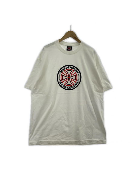 INDEPENDENT 半袖Tシャツ・カットソー プリントTシャツ 白(XL)