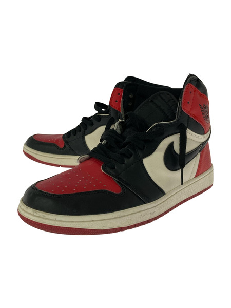 NIKE シューズ Air Jordan 1 Retro High OG Bred Toe