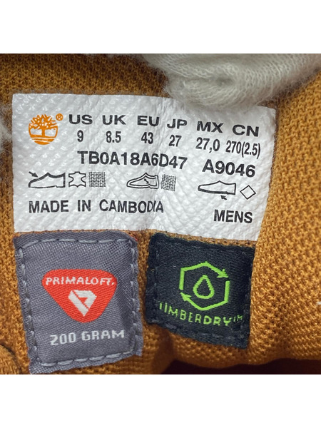 Timberland ブーツ トレッキングブーツ/27cm/TB0A18A6D47