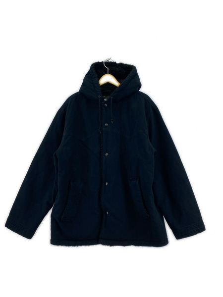 Supreme ジャケット NUMBER (N)INE FAUX SHEARLING HOODED COAT
