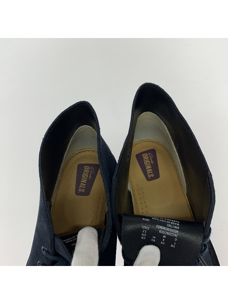 Clarks DESERT ROCK スエード紺 (41)