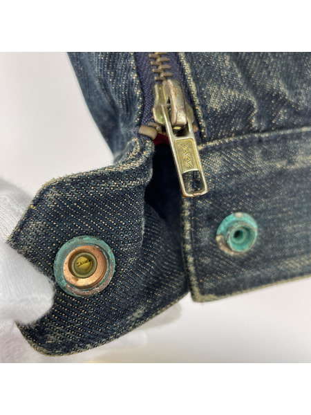 EVISU デニムジャケット デニムライダース