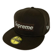 Supreme キャップ NEW ERA NO COMP BOX LOGO BROWN SIZE:8