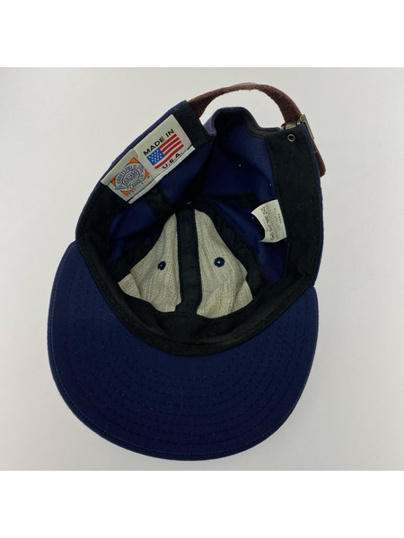 EBBETS FIELD FLANNEL キャップ ネイビー USA製