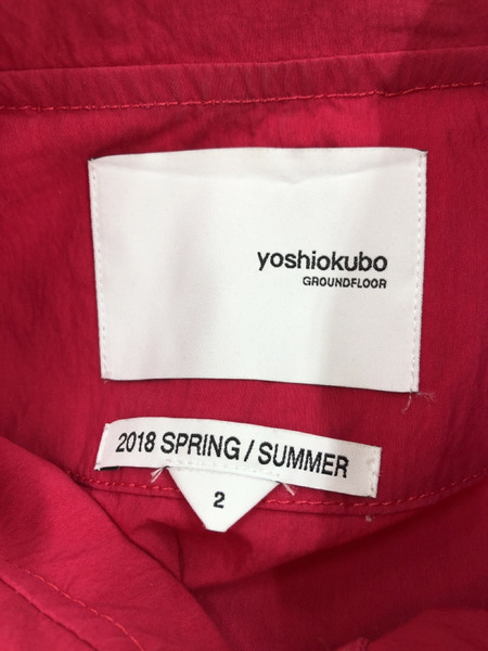 yoshio kubo 18SS コーチジャケット 2 ピンク[値下]