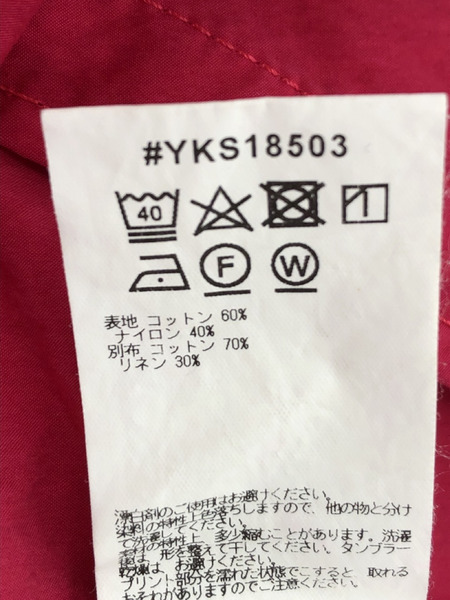 yoshio kubo 18SS コーチジャケット 2 ピンク[値下]