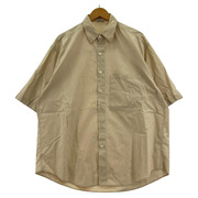 AURALEE 半袖シャツ WASHED FINX TWILL BIG SHIRTS