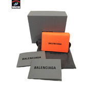 Balenciaga 3つ折り財布/ORG/オレンジ/バレンシアガ