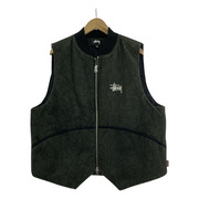 STUSSY ダウンベスト WASHED CANVAS PRIMALOFT VEST M[値下]