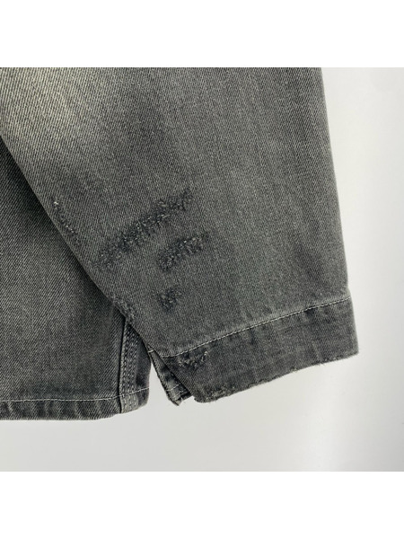 UNIVERSAL OVERALL25SS×AVIREX/デニムカバーオールバック刺繍ダメージ加工