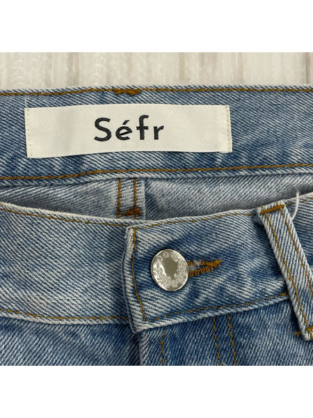 Sefr Rider Cut フレアデニムパンツ