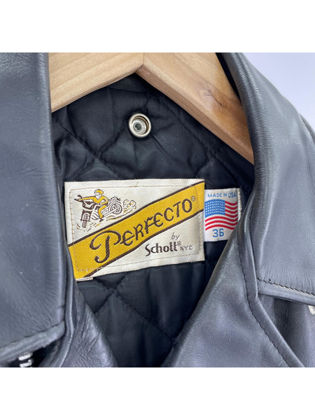 schott ライダース PERFECT ダブルライダースジャケット (36)