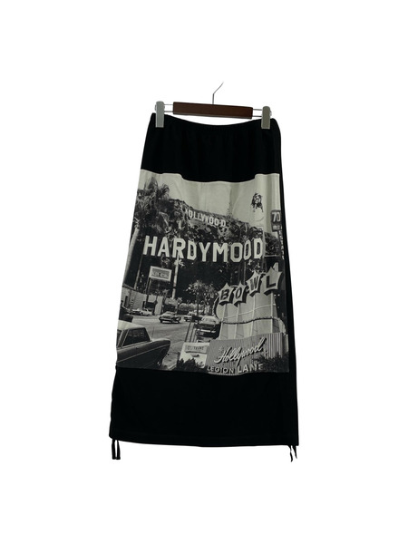 ロングスカート HARDY NOIR HARDYMOOD Jersey 黒