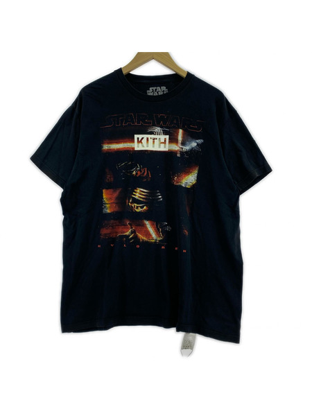 KITH VINTAGE STAR WARS 2025 プリントTee XL 黒