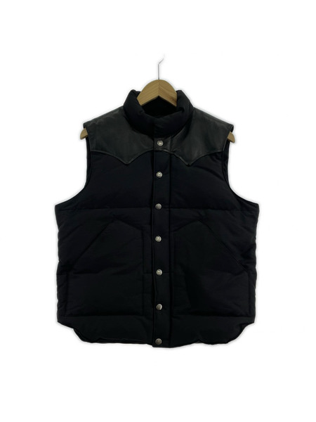 SUGAR CANE ダウンベスト レザーヨークダウンベスト (M) SC12340[値下]