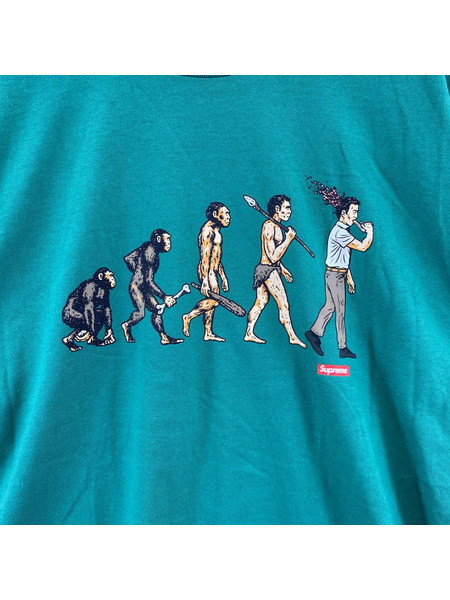Supreme 26SS EVOLUTION TEE 緑（XL）