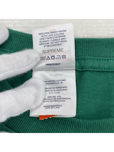 Supreme 26SS EVOLUTION TEE 緑（XL）