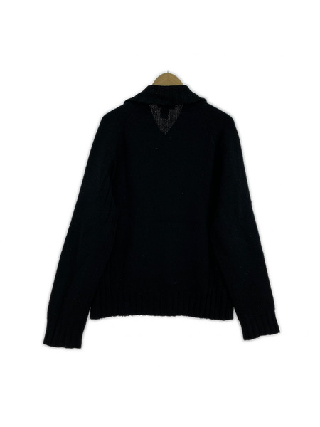 DIESEL ニット・セーター ジップニット BLK (L)