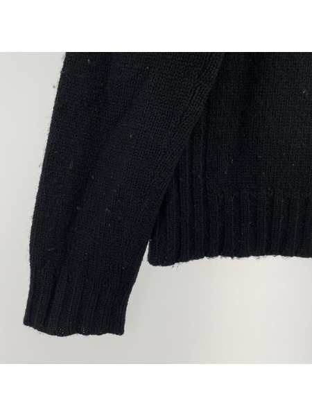 DIESEL ニット・セーター ジップニット BLK (L)