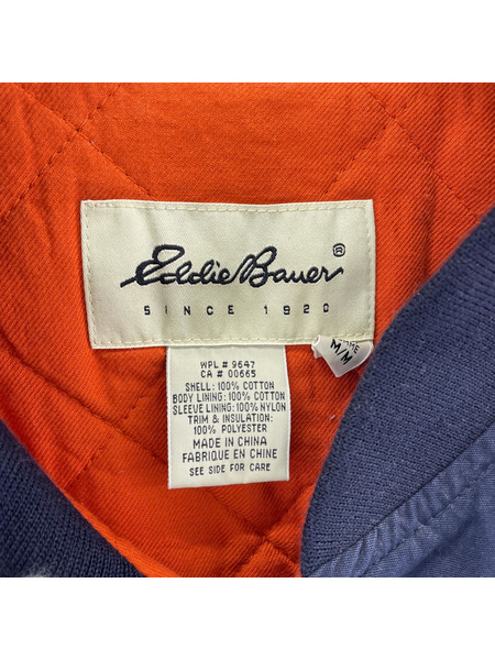 Eddie Bauer ブルゾン・ジャンパー 90S MA-1 ネイビー (M)
