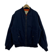Eddie Bauer ブルゾン・ジャンパー 90S MA-1 ネイビー (M)