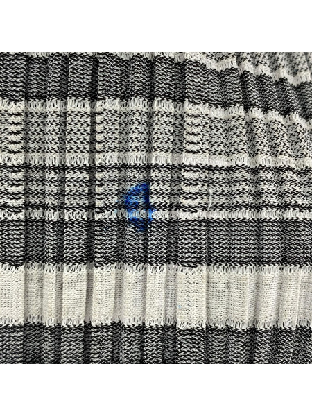 PLEATS PLEASE ISSEY MIYAKE ボーダープリーツカットソー 3 グレー