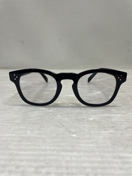 CELINE 3ドット ウェリントン 眼鏡フレーム ブラック CL501181