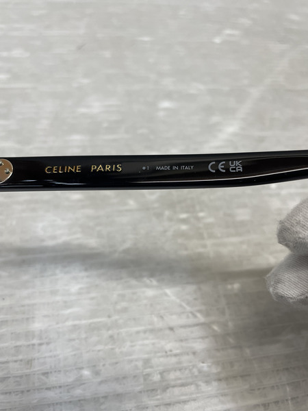 CELINE 3ドット ウェリントン 眼鏡フレーム ブラック CL501181