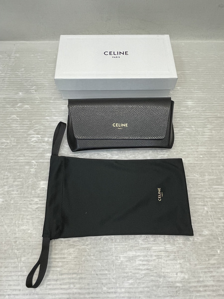 CELINE 3ドット ウェリントン 眼鏡フレーム ブラック CL501181