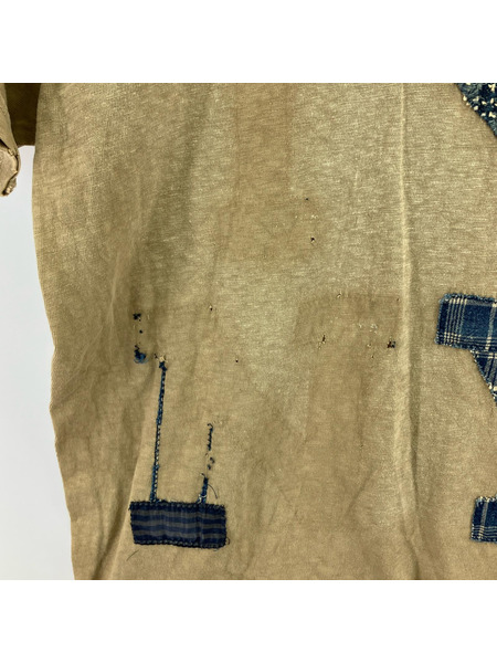 KAPITAL 半袖Tシャツ・カットソー BORO 刺シ子/ベージュ