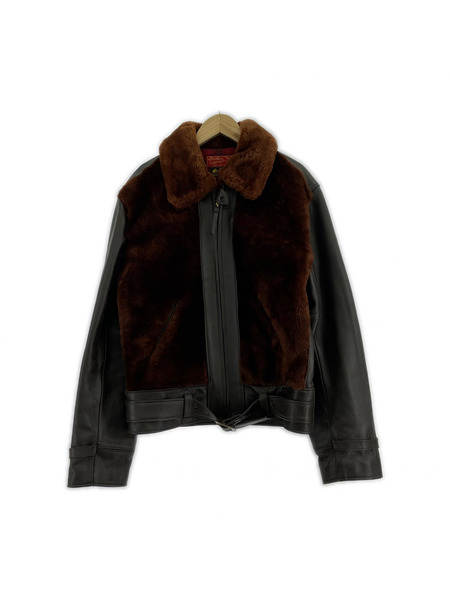 INDIAN MOTORCYCLE ホースハイド グリズリージャケット 熊ジャン 40