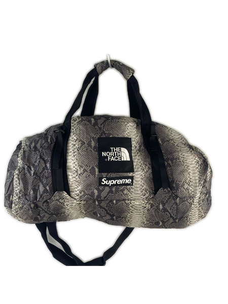 Supreme ソノ他バッグ TNF Snakeskin Flyweight Duffle Bag