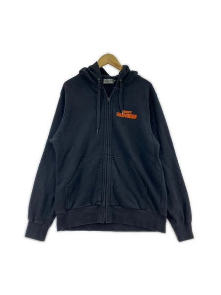 HYSTERIC GLAMOUR パーカー(ジップアップ) HEAVY HYSTERIC BLK M