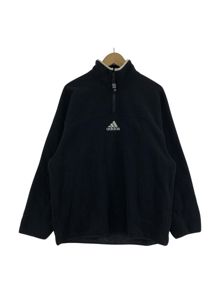 adidas 90s/ハーフジップフリース/黒/S[値下]｜商品番号