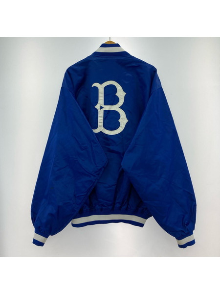 Majestic COOPERSTOWN ドジャース スタジャン 青 (XXL)