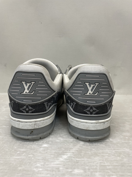 LOUIS VUITTON デニムモノグラム LVトレイナー スニーカー 7 1/2